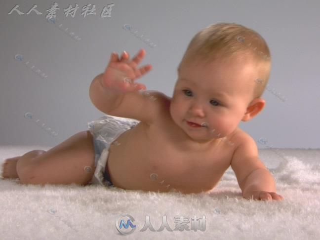 一组可爱小BABY写真标清实拍视频素材