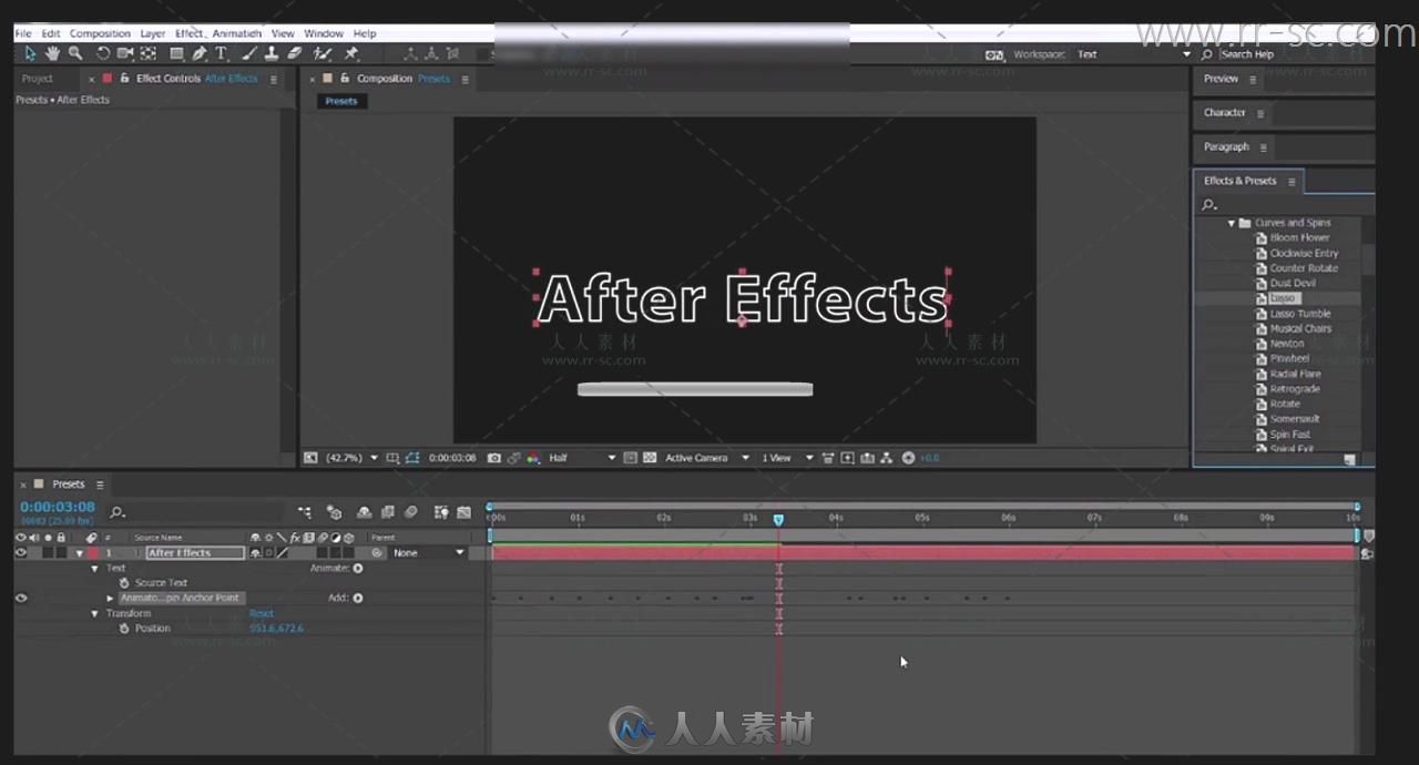 AE字体动画制作视频教程After Effects Text Animation-cmiVFX