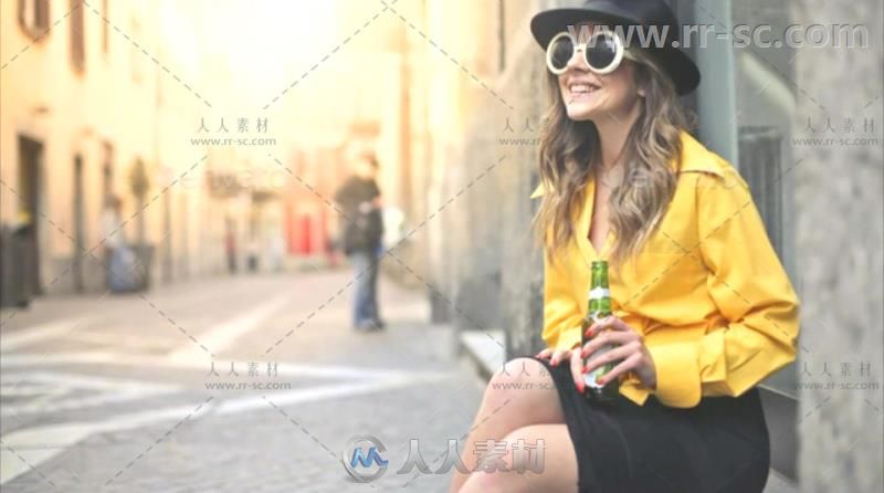 科技感:多画面网格视频墙肖像展示电视广播视频包装AE模板Videohive Portraits - B...