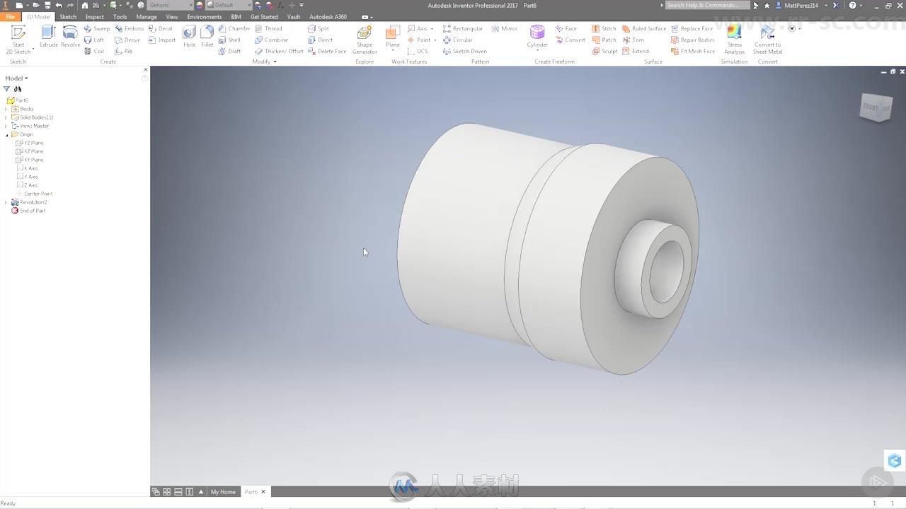 Inventor中2D转换3D技术训练视频教程 PLURALSIGHT 2D TO 3D CONVERSION WITH INVENTOR