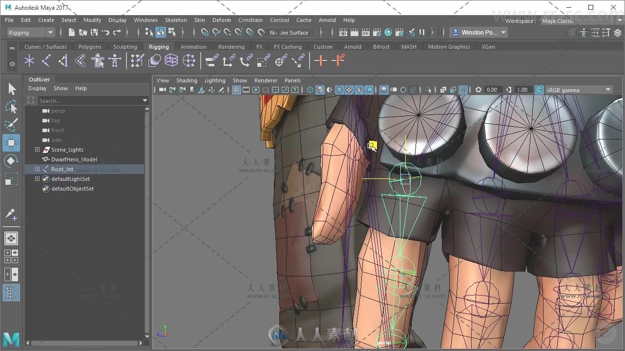 Maya游戏角色制作基础核心训练视频教程 PLURALSIGHT GAME CHARACTER RIGGING FUNDA...