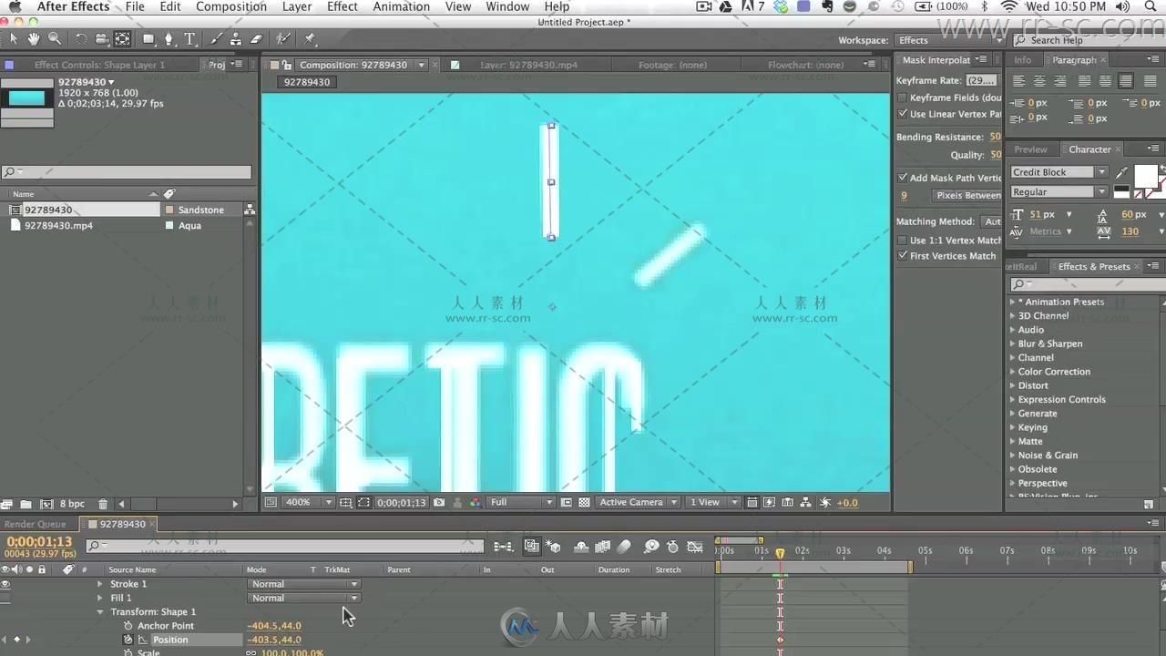 AE高级运动图形视频教程Fresh.FX-After Effects Advanced Motion Graphics