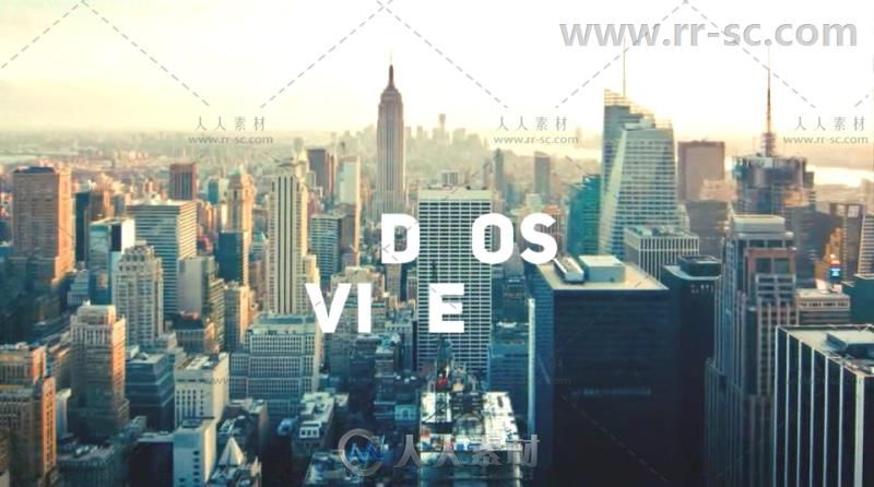 时尚动感图文排版切换展示影视开场视频包装AE模板Videohive Rhythmic Slides and ...