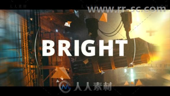 创意动感图形展示照片视差幻灯片相册动画AE模板 Videohive Dynamic Opener 20267543