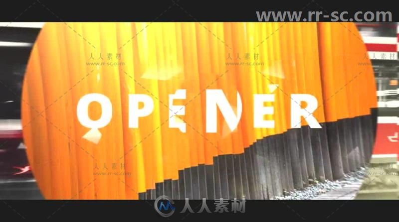 创意动感图形展示照片视差幻灯片相册动画AE模板 Videohive Dynamic Opener 20267543