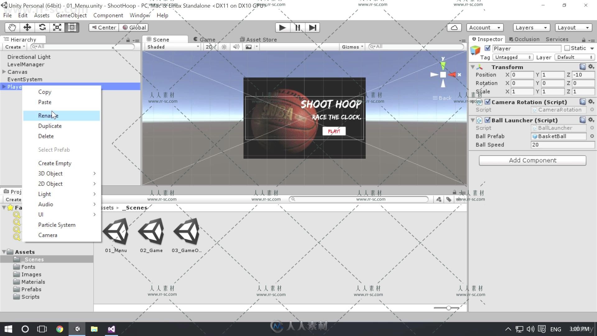 Unity手机移动VR游戏制作视频教程 UDEMY MAKE MOBILE VR GAMES IN UNITY WITH C# F...