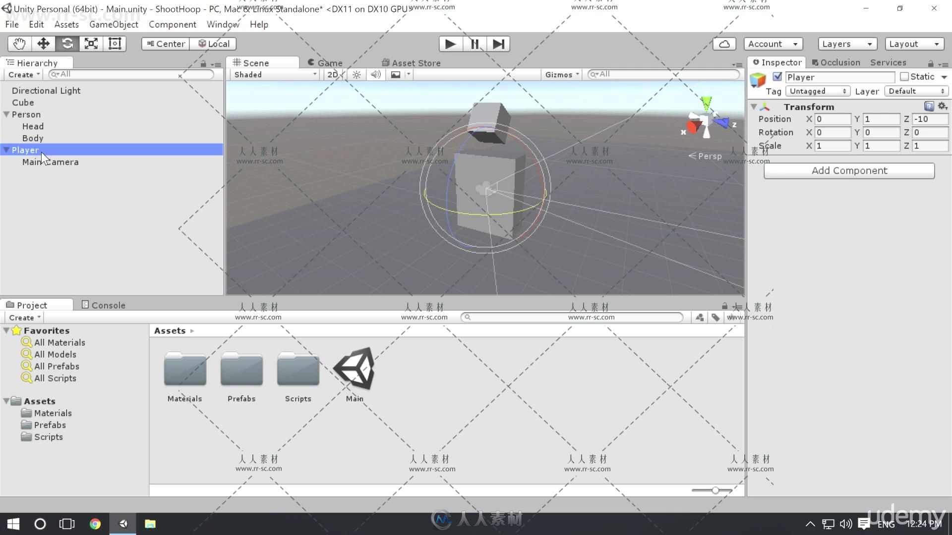 Unity手机移动VR游戏制作视频教程 UDEMY MAKE MOBILE VR GAMES IN UNITY WITH C# F...