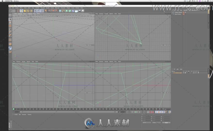 创建第一个电影预告片AE和C4D图形视频教程