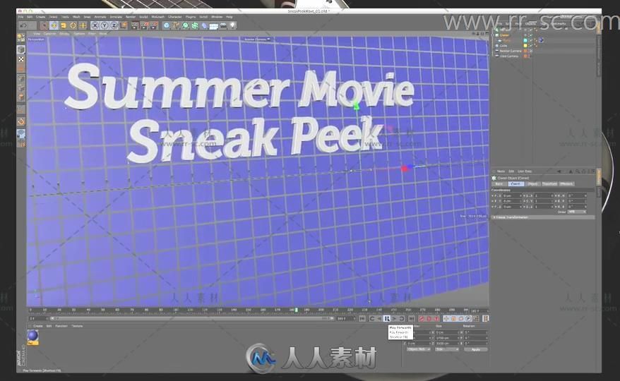 创建第一个电影预告片AE和C4D图形视频教程