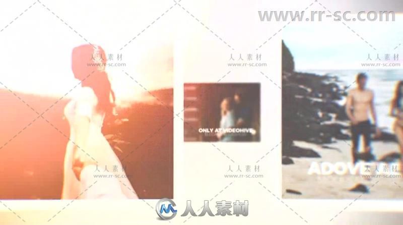 美丽光晕优雅时尚照片空间切换幻灯片相册动画AE模板Videohive Photo Slideshow 20...