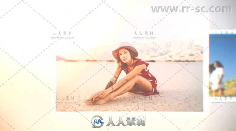 美丽光晕优雅时尚照片空间切换幻灯片相册动画AE模板Videohive Photo Slideshow 20...