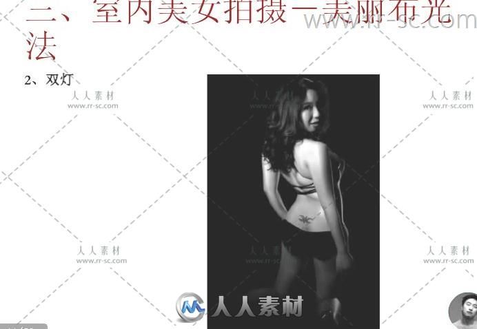 精品美女人像摄影视频教程