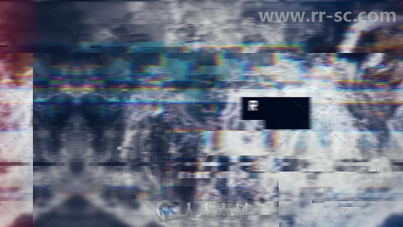 创意美丽光晕字母合成图片展示幻灯片相册动画AE模板Videohive Inspire Reel 20270...