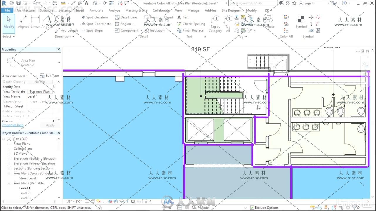 Revit区域计算技术训练视频教程 Revit Areas