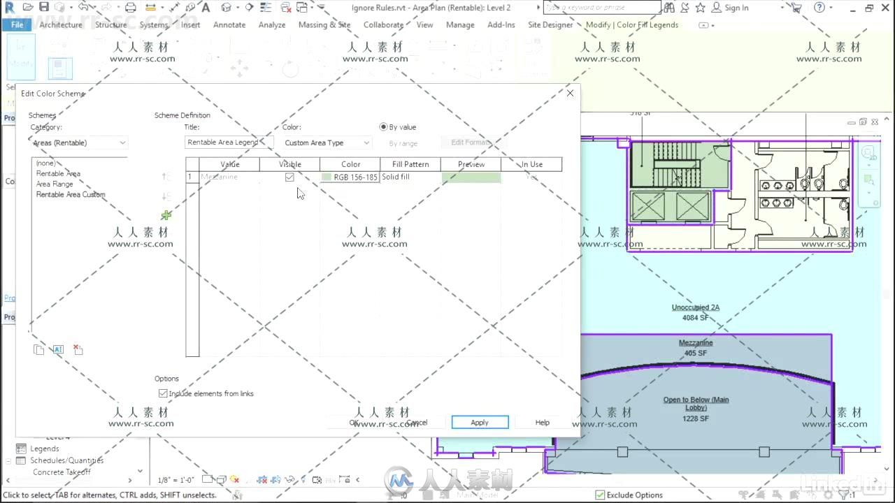 Revit区域计算技术训练视频教程 Revit Areas