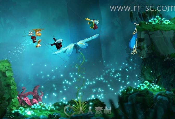 《雷曼传奇 Rayman Legends》游戏场景设计