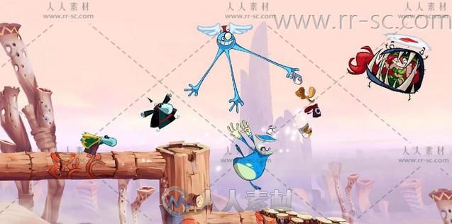 《雷曼传奇 Rayman Legends》游戏场景设计