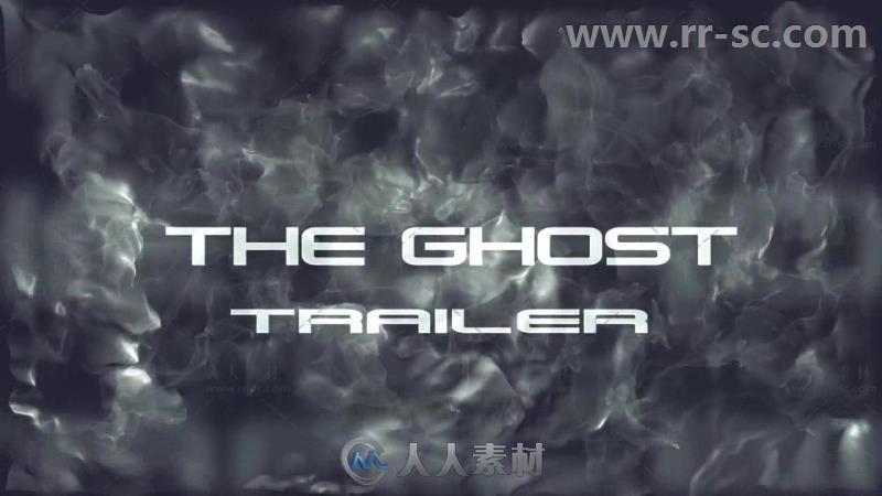 神秘黑暗烟雾展示影视片头视频包装AE模板 The Ghost Trailer