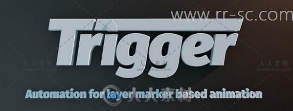 AE脚本 动画图层关键帧自动生成标记 Trigger v1.0 带使用教程