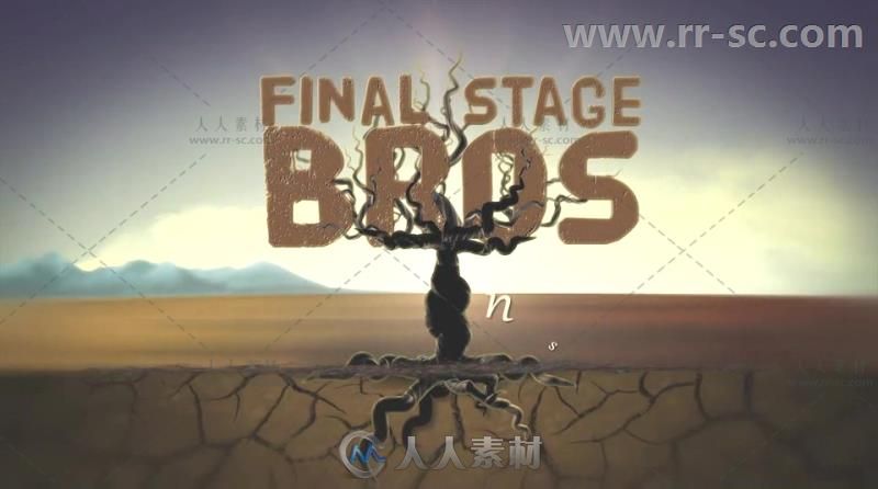 神秘的生命之树生长标志展示Logo演绎AE模板 Videohive Tree Of Life 7460141