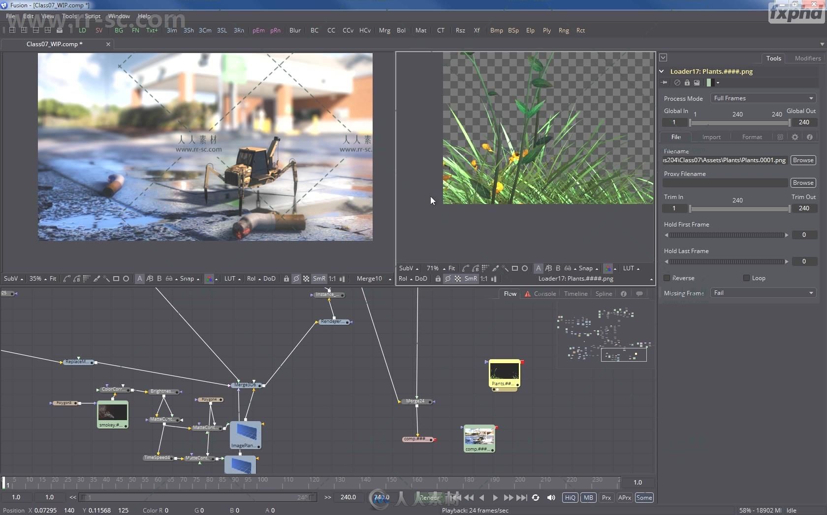 Fusion影视特效高阶技术训练视频教程第二季 FXPHD FUS204 FUSION PRODUCTION WORKS...