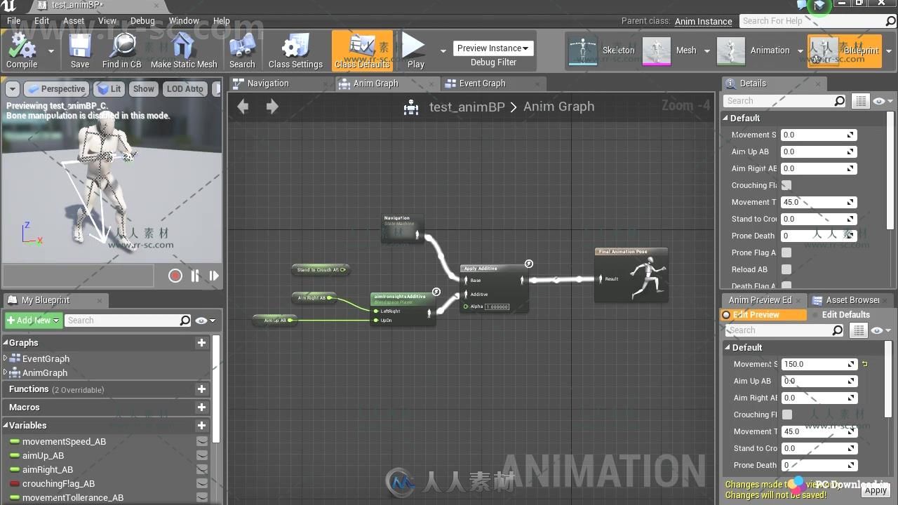 UE4游戏角色动画制作训练视频教程第三季 3DMOTIVE ANIMATION PIPELINE IN UE4 VOLU...