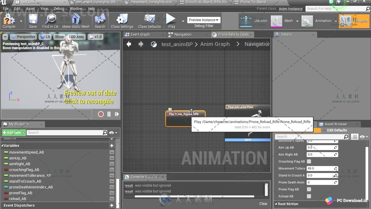 UE4游戏角色动画制作训练视频教程第三季 3DMOTIVE ANIMATION PIPELINE IN UE4 VOLU...