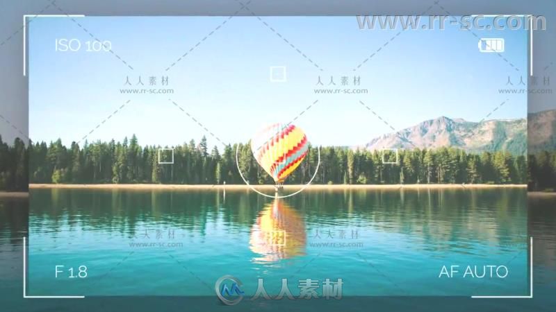 现代时尚明亮的夏季旅行相机照片展示幻灯片相册动画AE模板Summer Travel Camera M...