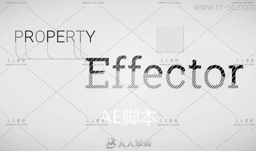 AE 图层属性控制器 MG动画脚本带教程 PropertyEffector v1.0.1