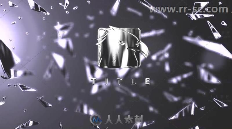 奢华闪亮金属质感金色粒子标志Logo演绎AE模板 Videohive Gold Fragments 2030...