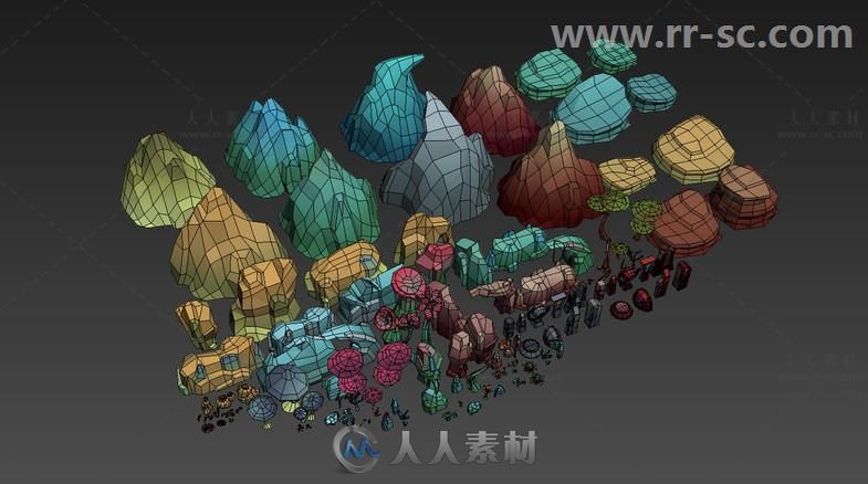 外星人美丽的行星科幻环境3D模型Unity游戏素材资源