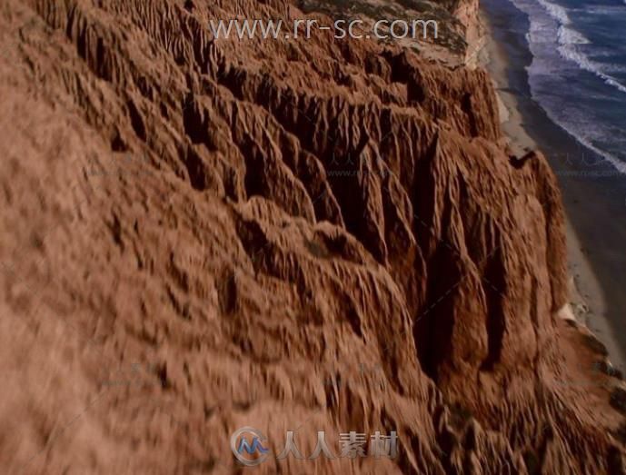 海岸上的天然土壤高清实拍视频素材