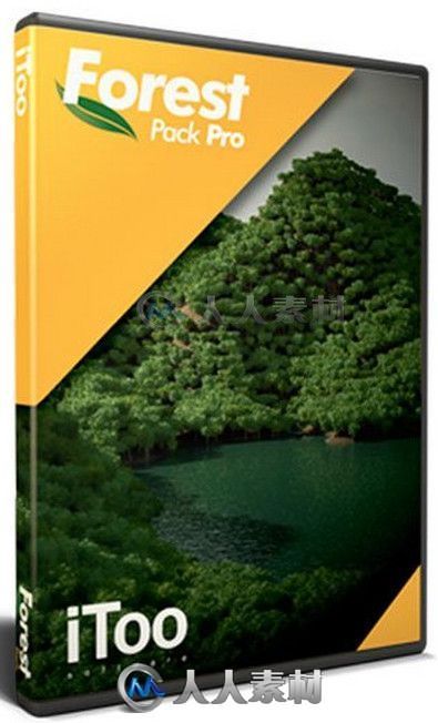 iToo ForestPack森林草丛植物生成3dsmax插件V5.4版 FORESTPACK PRO 5.4 FOR 3DS MA...