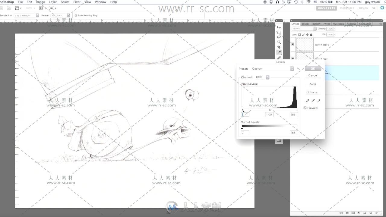 创建数字油画与传统的外观Photoshop视频教程