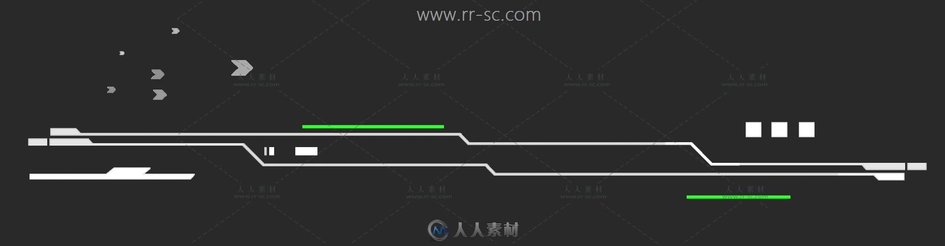 机械运动的几何图形动态视频素材