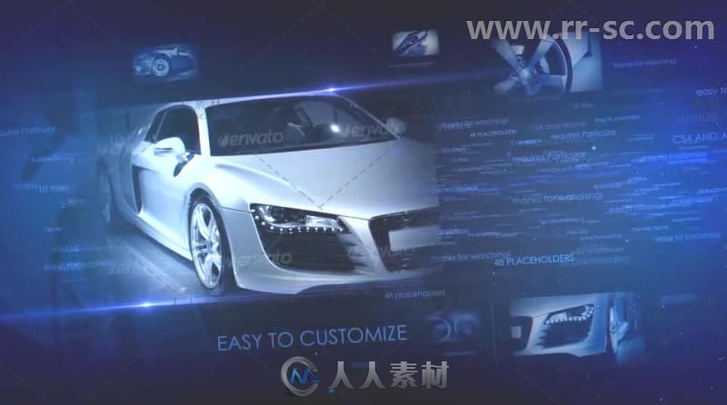 数字科技效果公司图片展示企业宣传视频包装AE模板 Videohive Digital Words 6761262