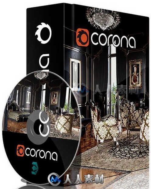 Corona Renderer超写实照片级渲染器3dsmax插件V1.6.1版 CORONA RENDERER 1.6.1 FOR...