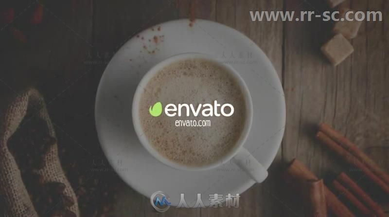 创意咖啡展示标题动画片头AE模板 Videohive Coffee Opener 19573835