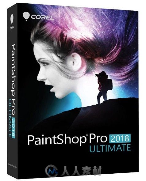 PaintShop专业相片编辑软件2018 V20.0.0.132版 Corel PaintShop Pro 2018 Ultimate...