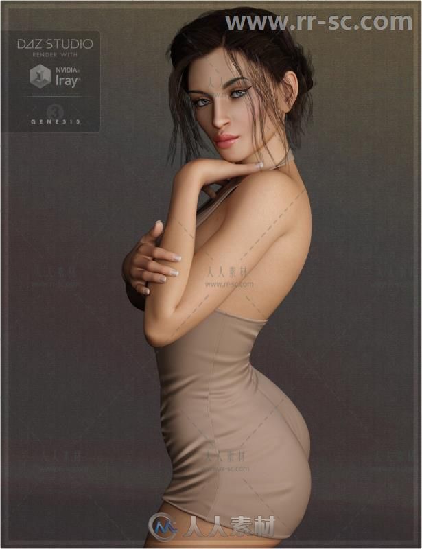 美丽性感女性角色3D模型合辑