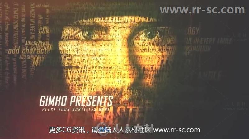 炫酷动感粒子文字汇聚体育新闻视频图像展示AE模板 Videohive Video Promo 19917335