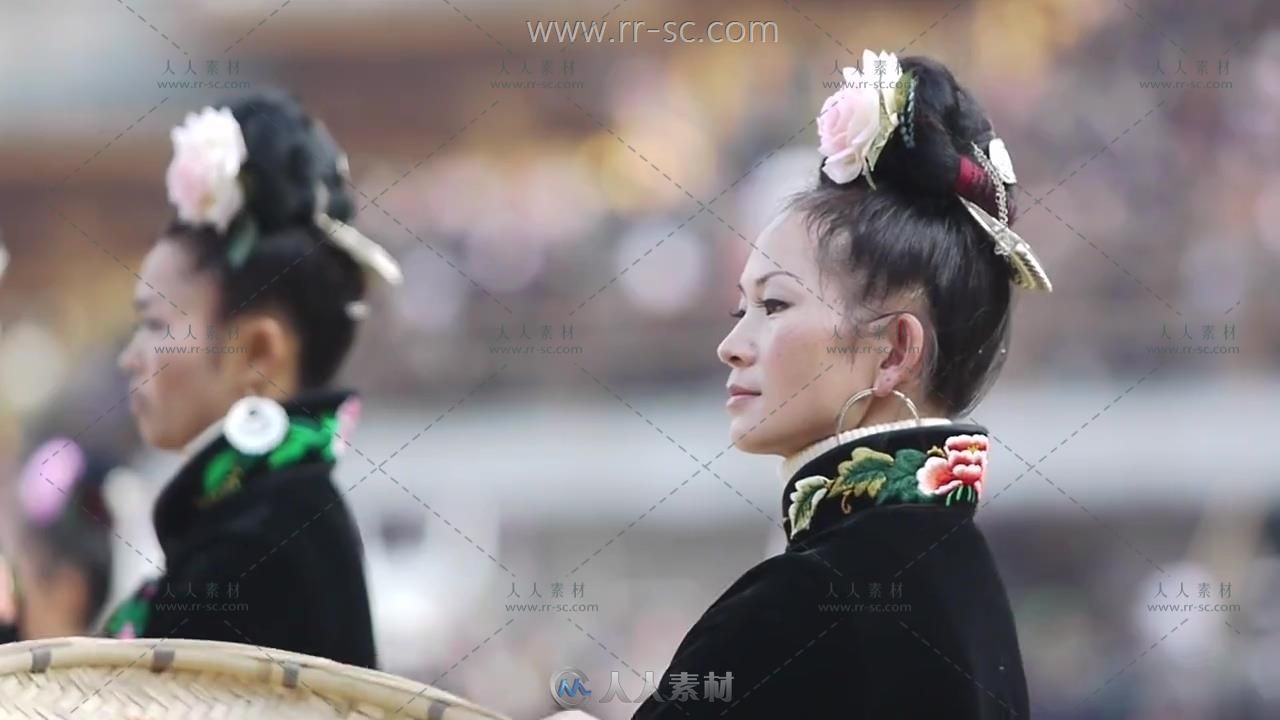 苗族风情盛大节日实拍视频素材