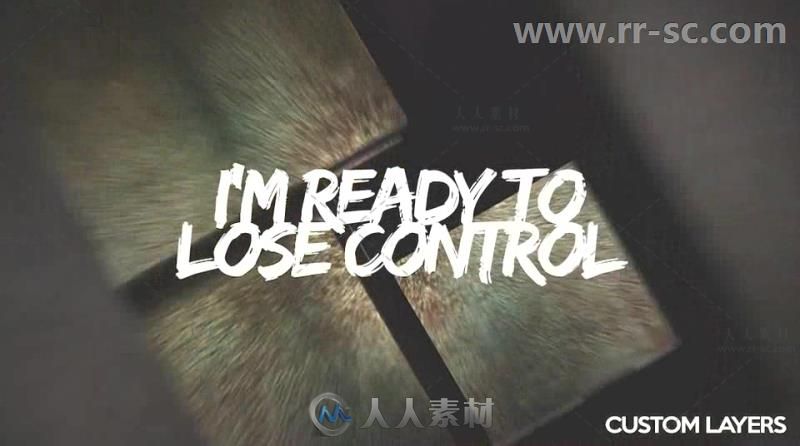 炫酷史诗摇滚乐队歌曲图文排版展示动画AE模板Videohive Quick Music Lyrics 19605...