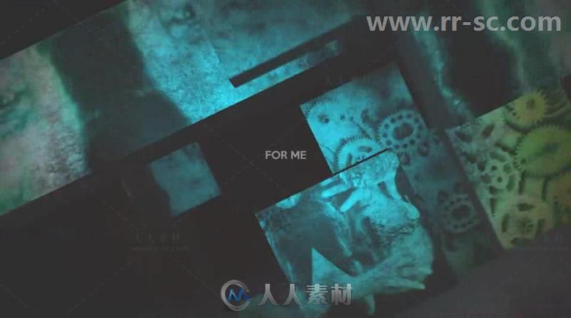 炫酷史诗摇滚乐队歌曲图文排版展示动画AE模板Videohive Quick Music Lyrics 19605...