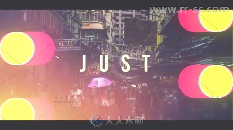 创意多彩动感图形展示照片视差幻灯片相册动画AE模板Videohive  Graphics Opener 2...