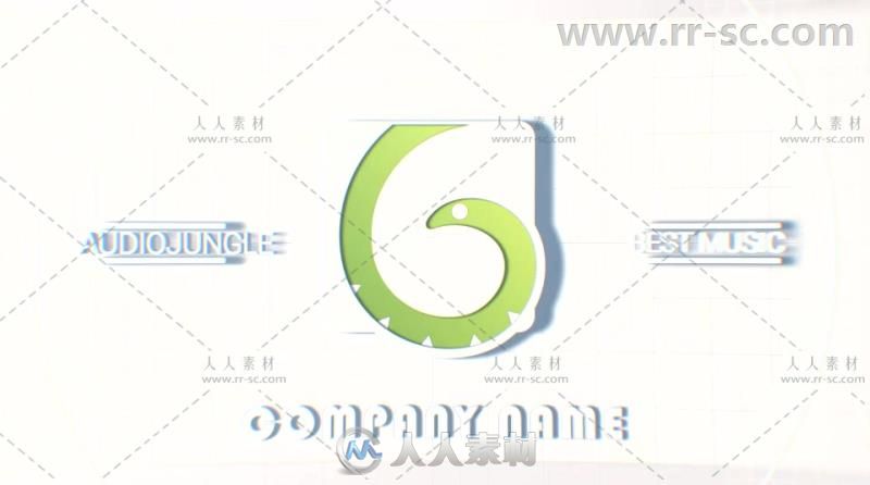 干净明亮的企业三维标志展示Logo演绎AE模板 Videohive White Logo 20451384