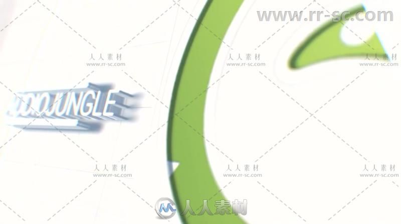 干净明亮的企业三维标志展示Logo演绎AE模板 Videohive White Logo 20451384