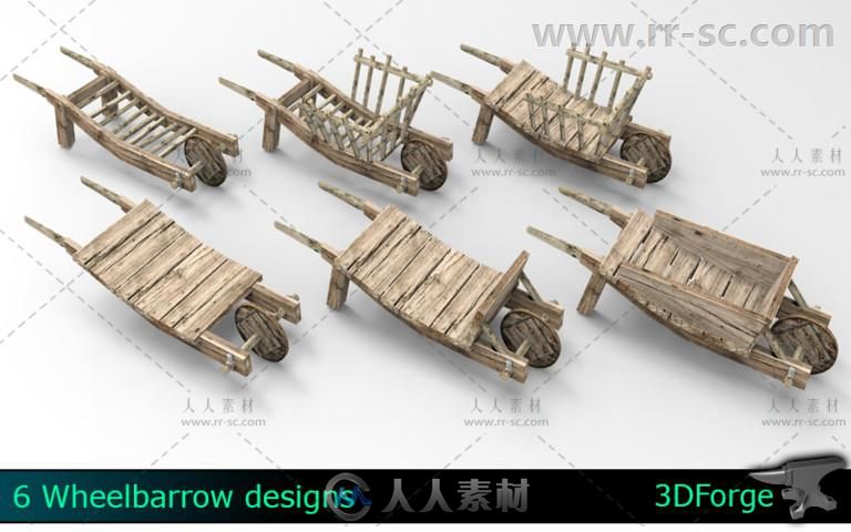 中世纪幻想乡村建筑环境3D模型Unity游戏素材资源