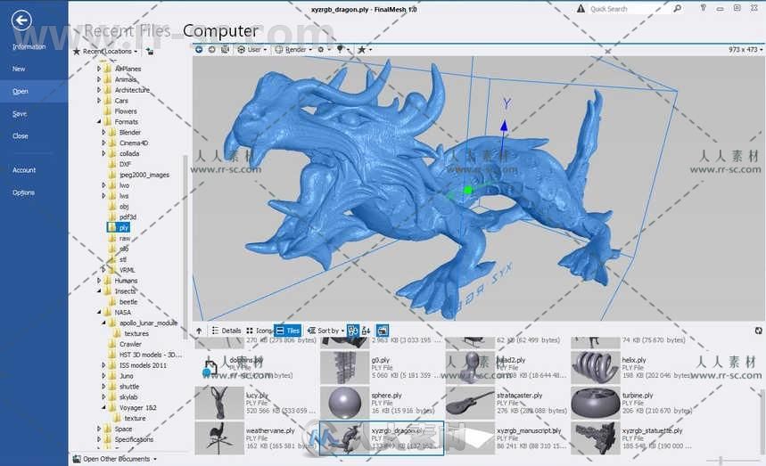 FinalMESH Pro三维模型查看与转换软件V1.0.0.294版 FINALMESH 1.0.0.294 PRO WIN64