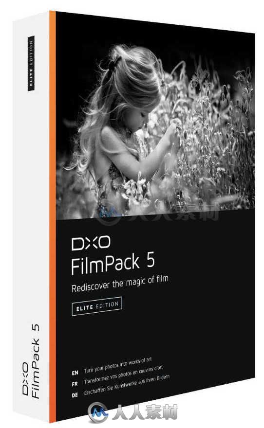 DxO FilmPack Elite模拟照片胶卷效果软件V5.5.13版 DXO FILMPACK ELITE 5.5.13 BUI...